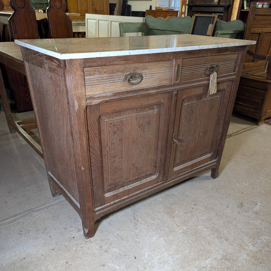Early 20th Century Marble Top Sideboard