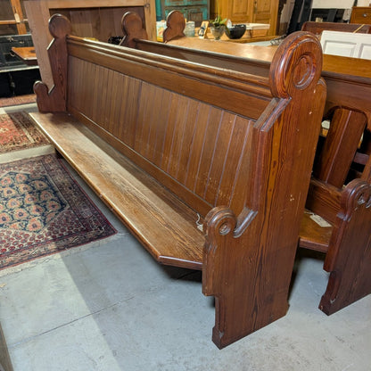 Heavy Pitch Pine Pews