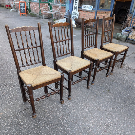 Set of 4 Rattan Chairs