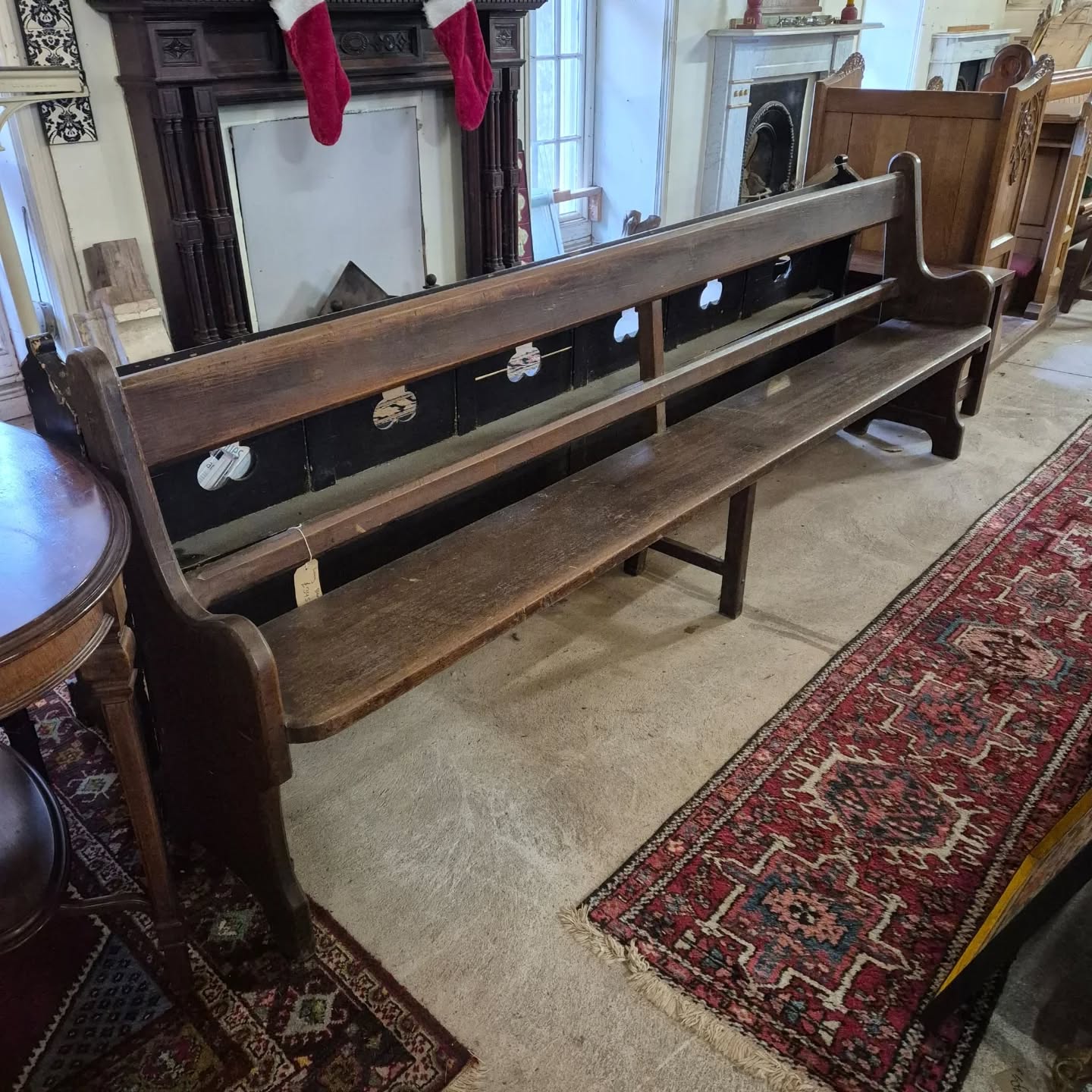Long Oak Bench