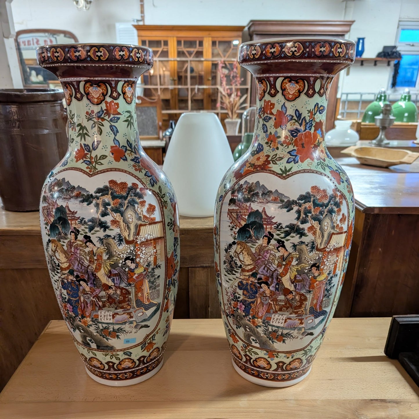 Pair of Large Chinese Vases