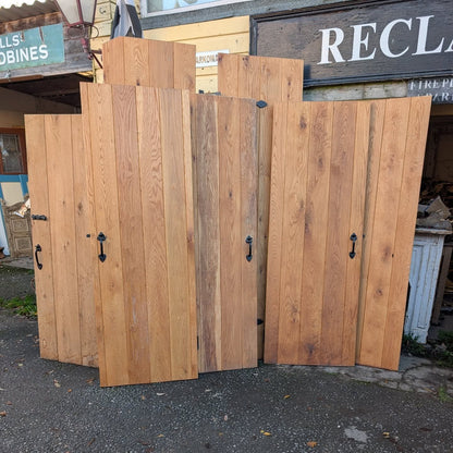 Solid Oak Ledged Doors