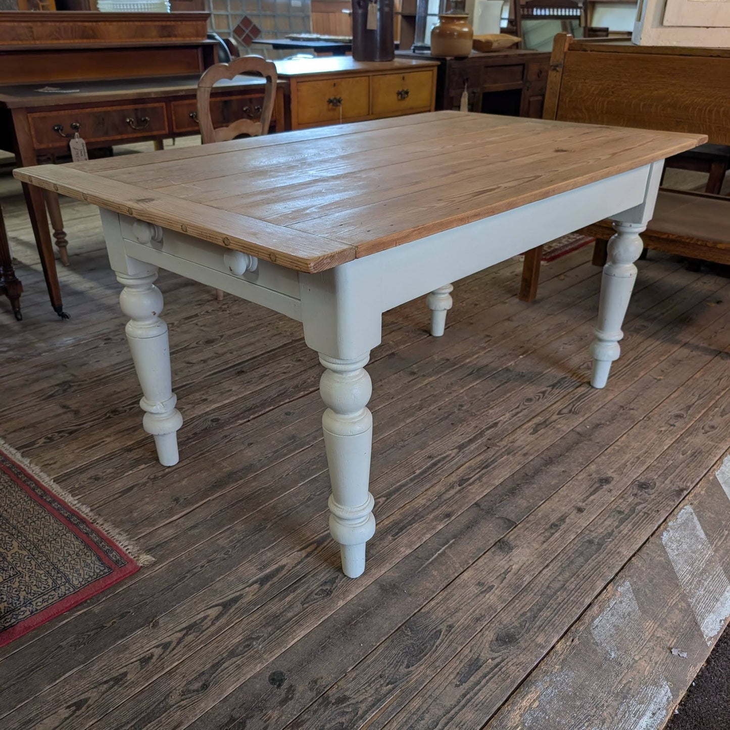 Rustic Farmhouse Kitchen Table