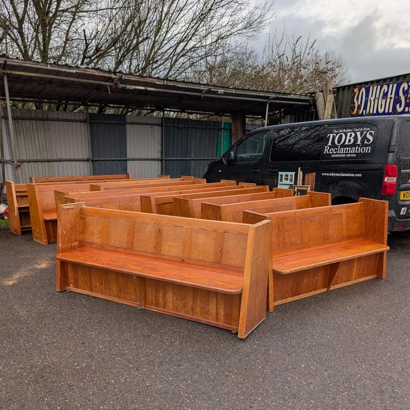 Pitch Pine Pews