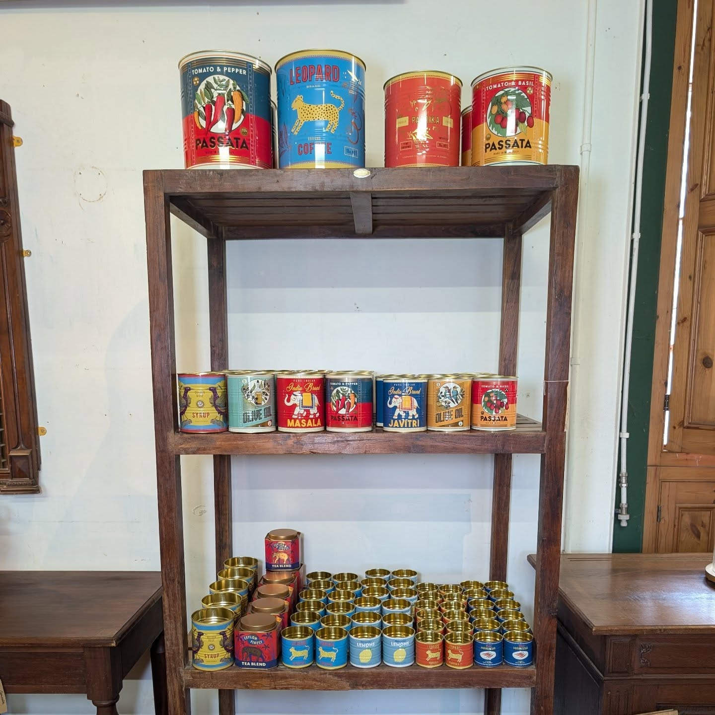 Vintage Style Storage Tins