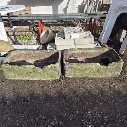 Well Aged Concrete Planters