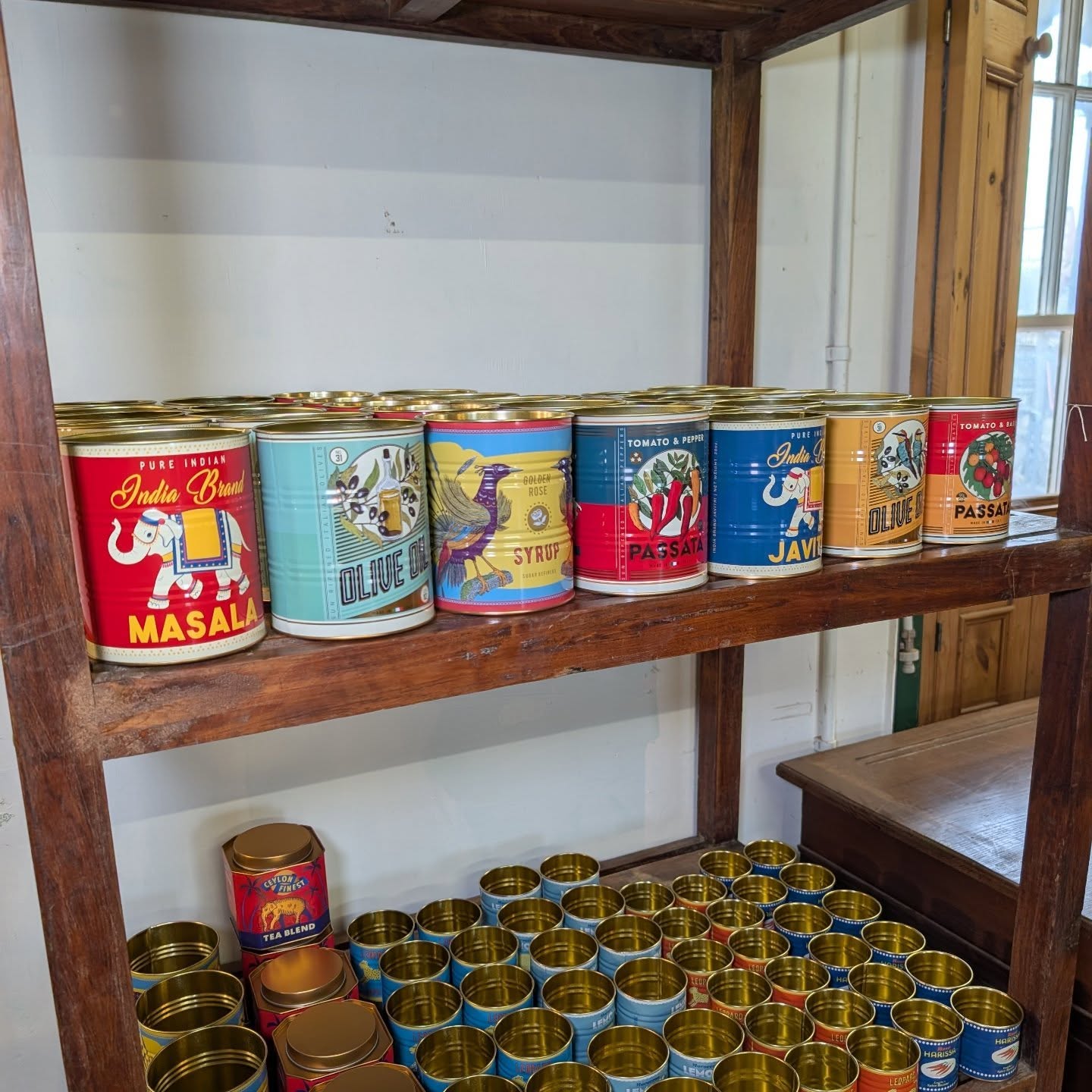 Vintage Style Storage Tins