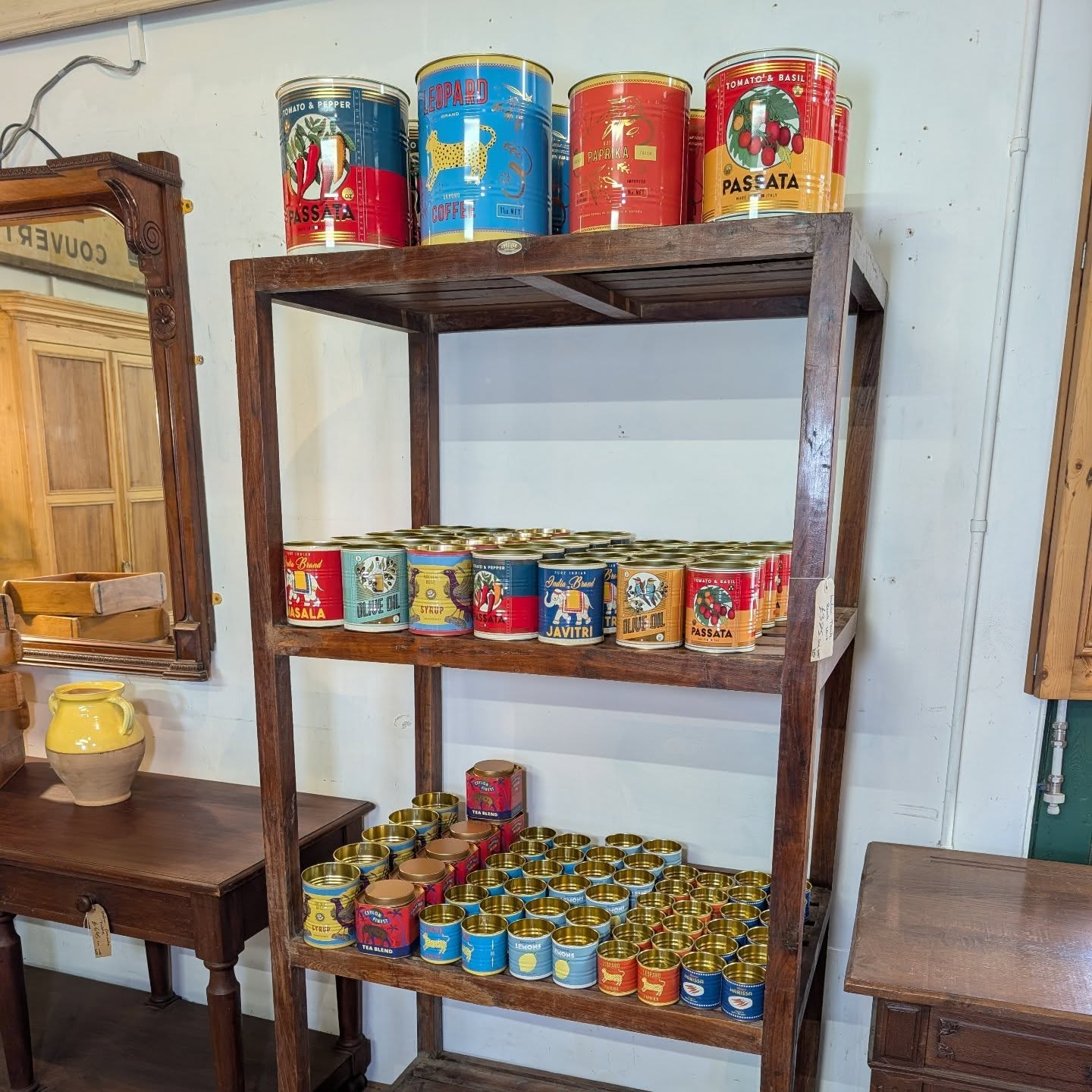 Vintage Style Storage Tins