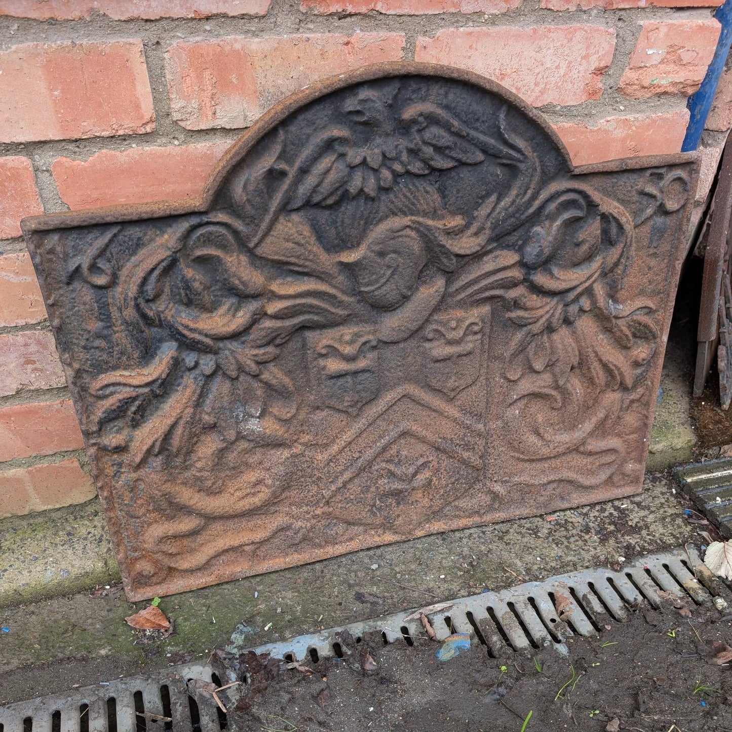 Cast Iron Fireback