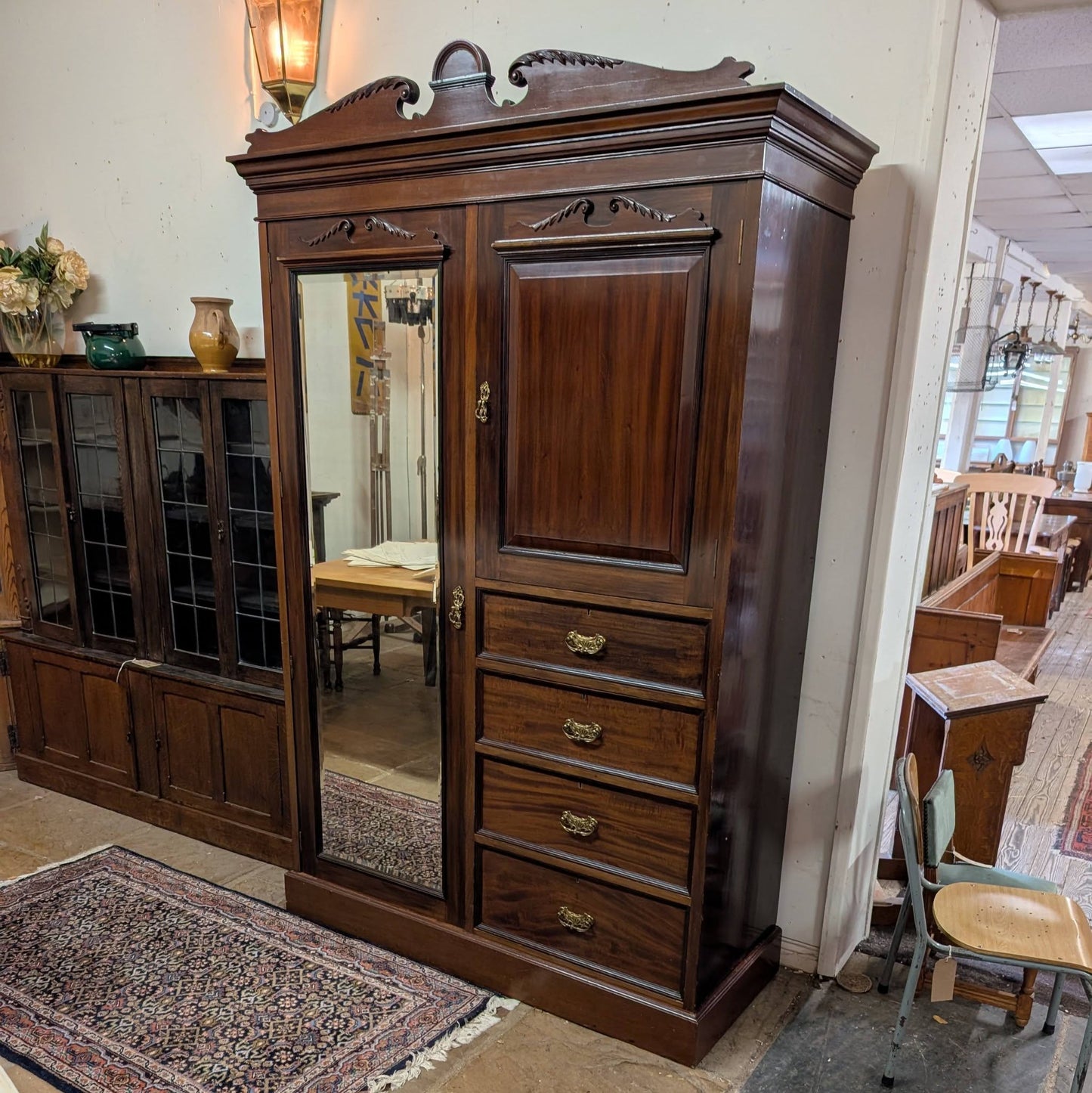 Large Edwardian Wardrobe