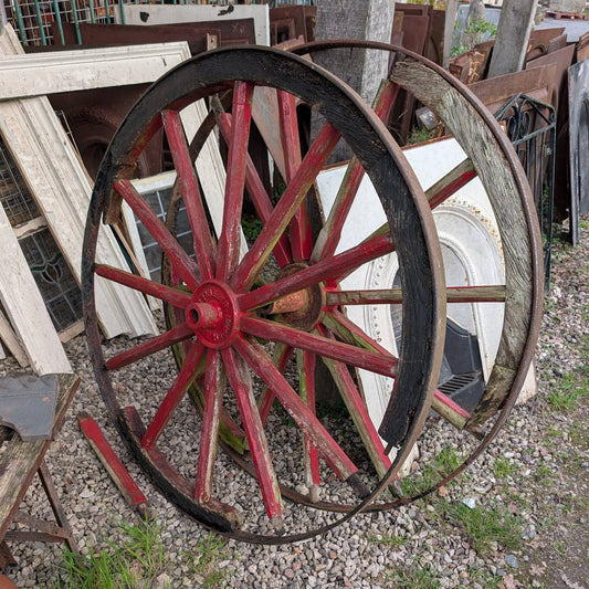 Old Large Wagon Wheels