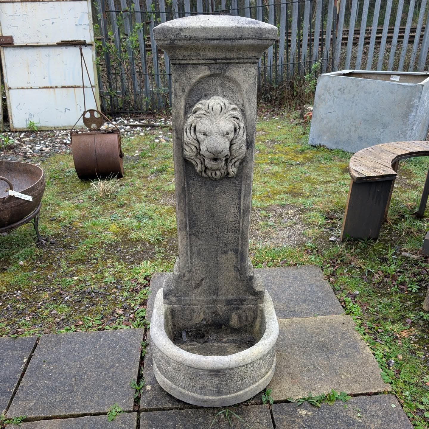Upright Lion Fountain