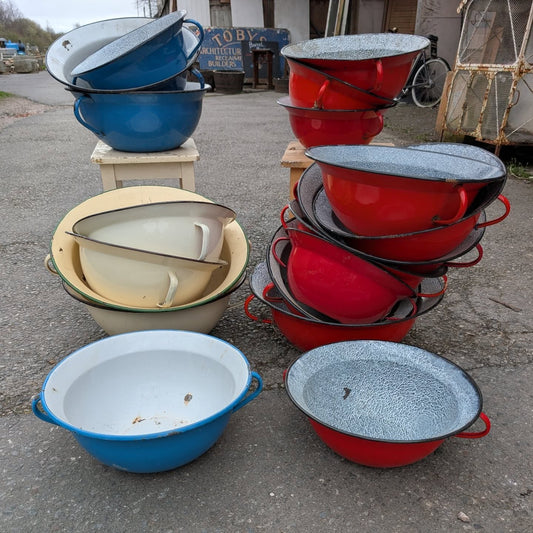 Colourful Enamel Bowls