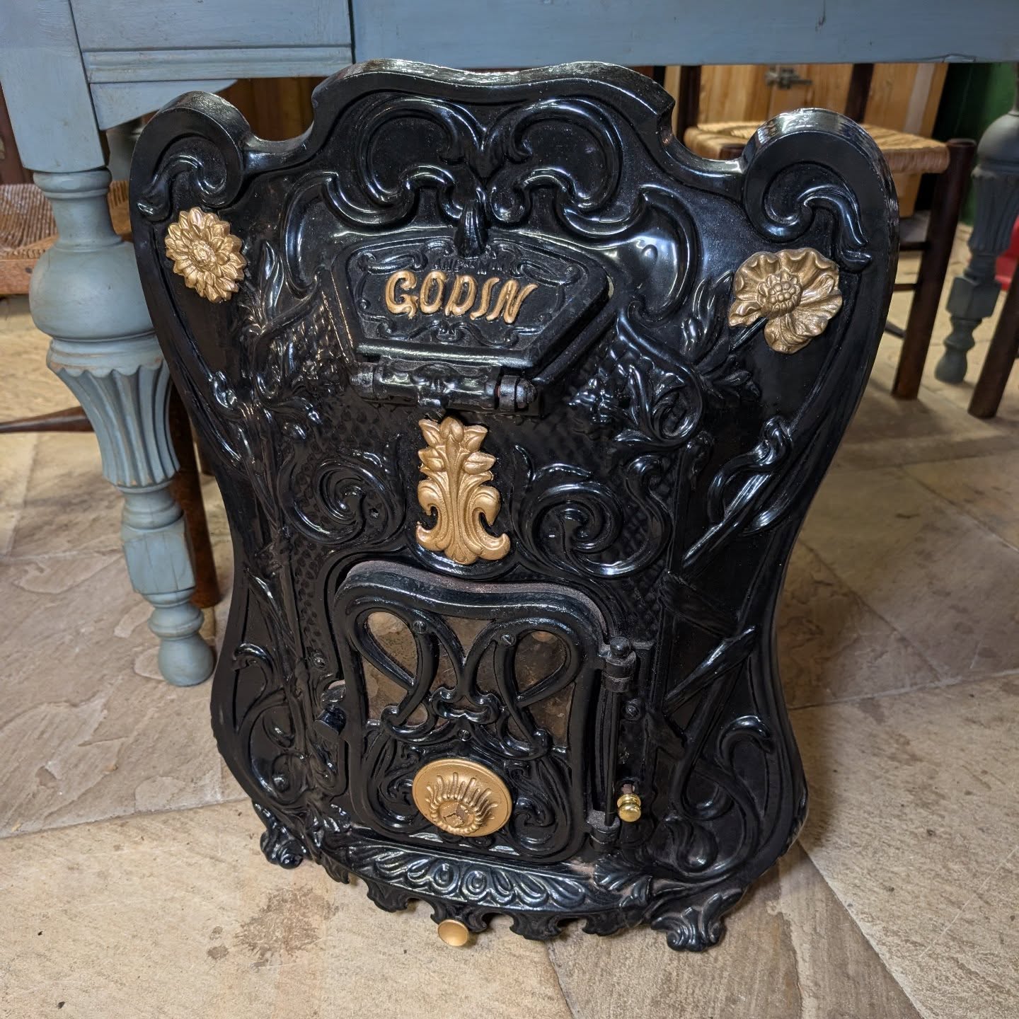 Antique French Godin Stove