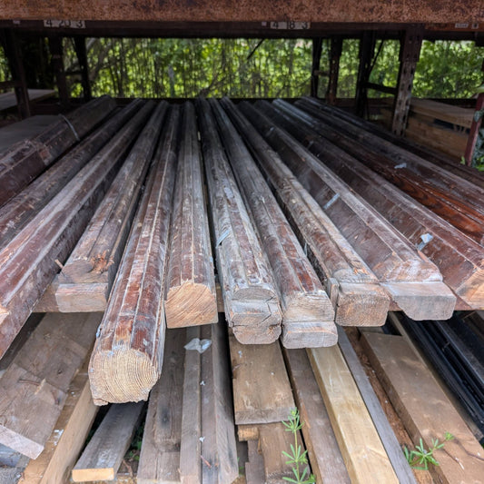 Old Shaped Church Timber