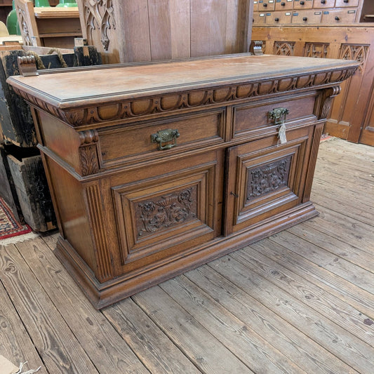 Low Oak Sideboard