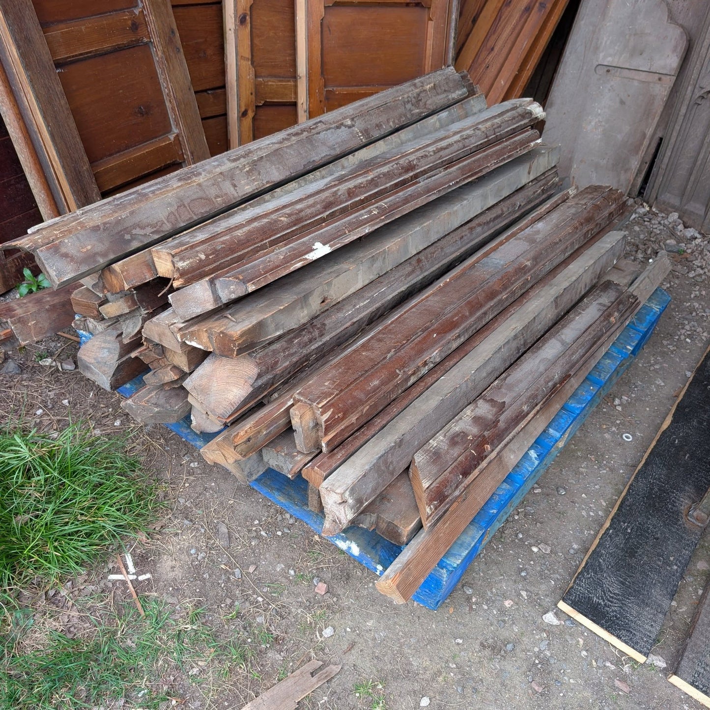 Old Shaped Church Timber
