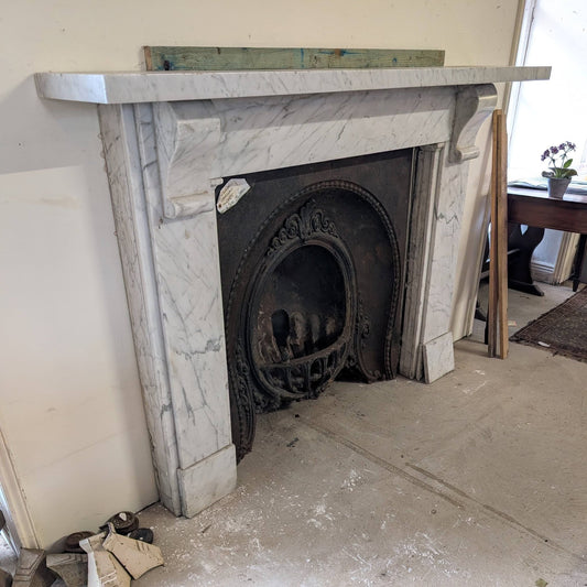 Carrara Marble Fire Surround