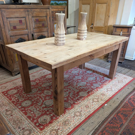 Chunky Pine Farmhouse Table