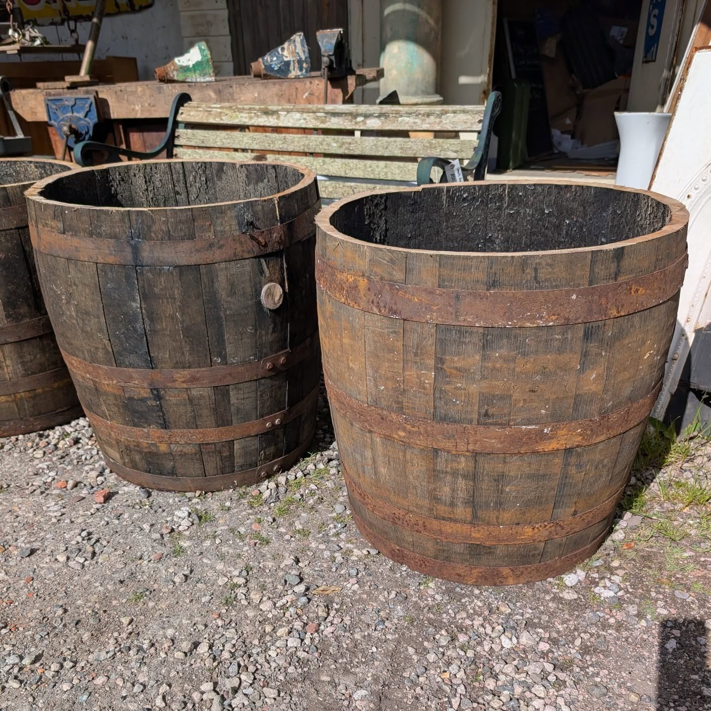 Whisky Barrel Planters