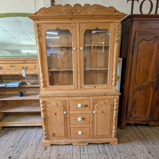 Waxed Pine Glazed Dresser