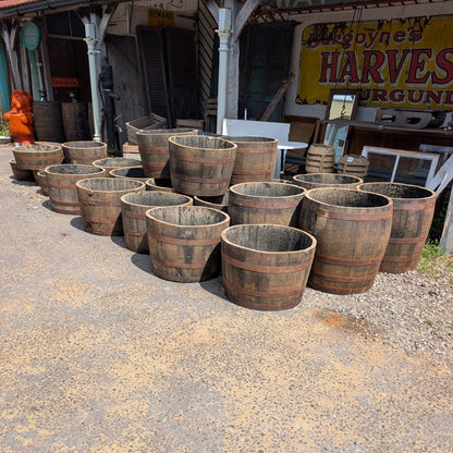 Whisky Barrel Planters
