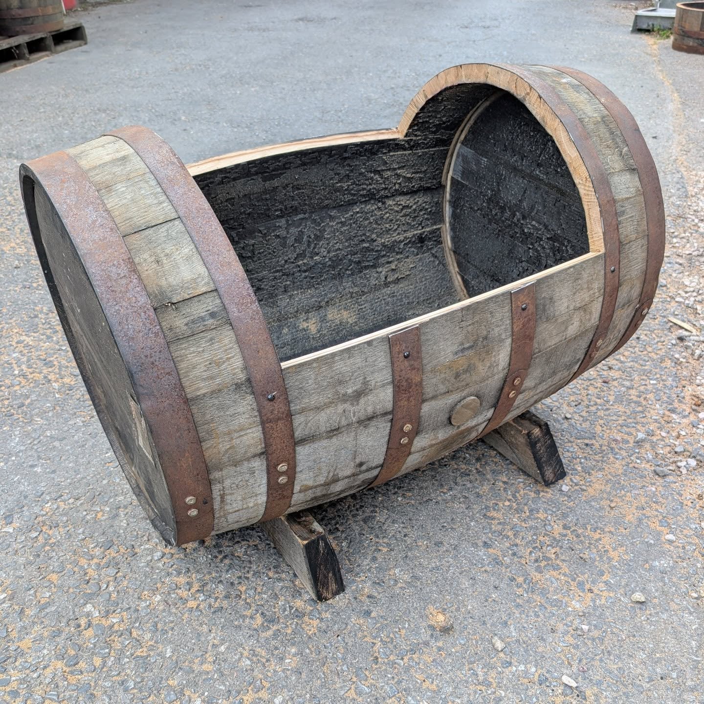 Whisky Barrel Planters