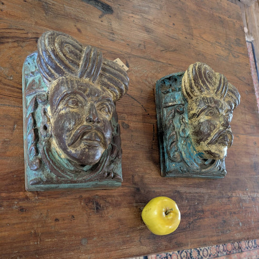 Carved Wooden Heads