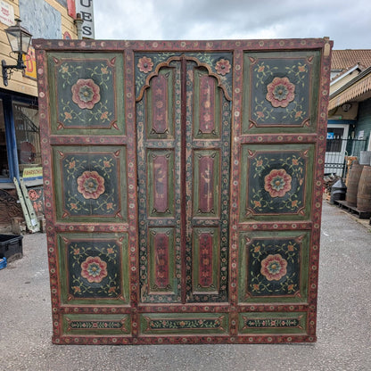 Indian Painted Window Panel