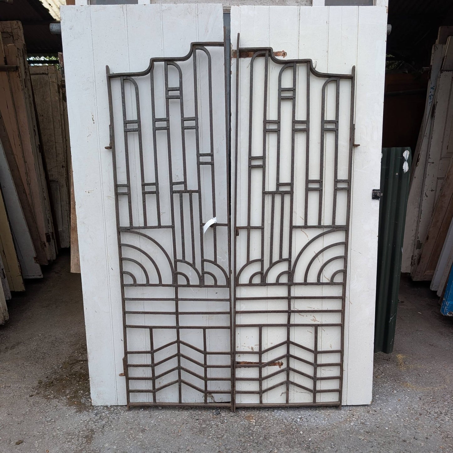 Set of Original Deco Style Iron Gates