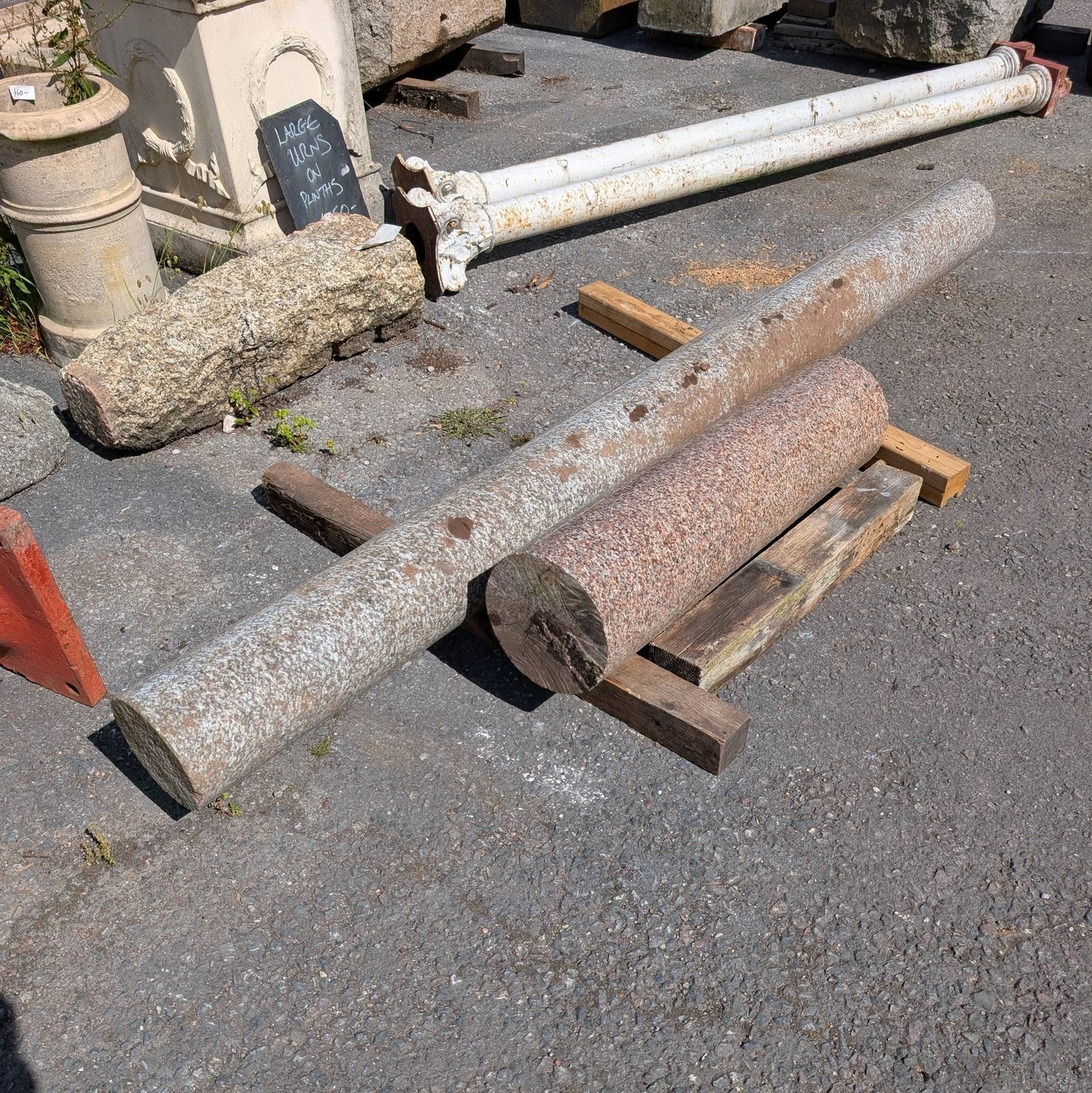 Polished Granite Rollers/Pillars