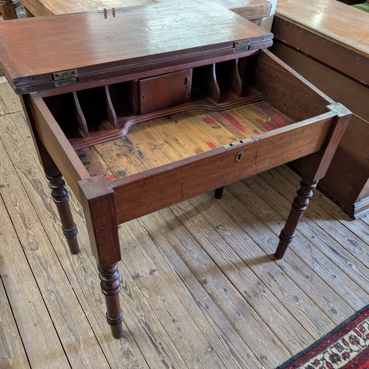 Antique Desk with Lid