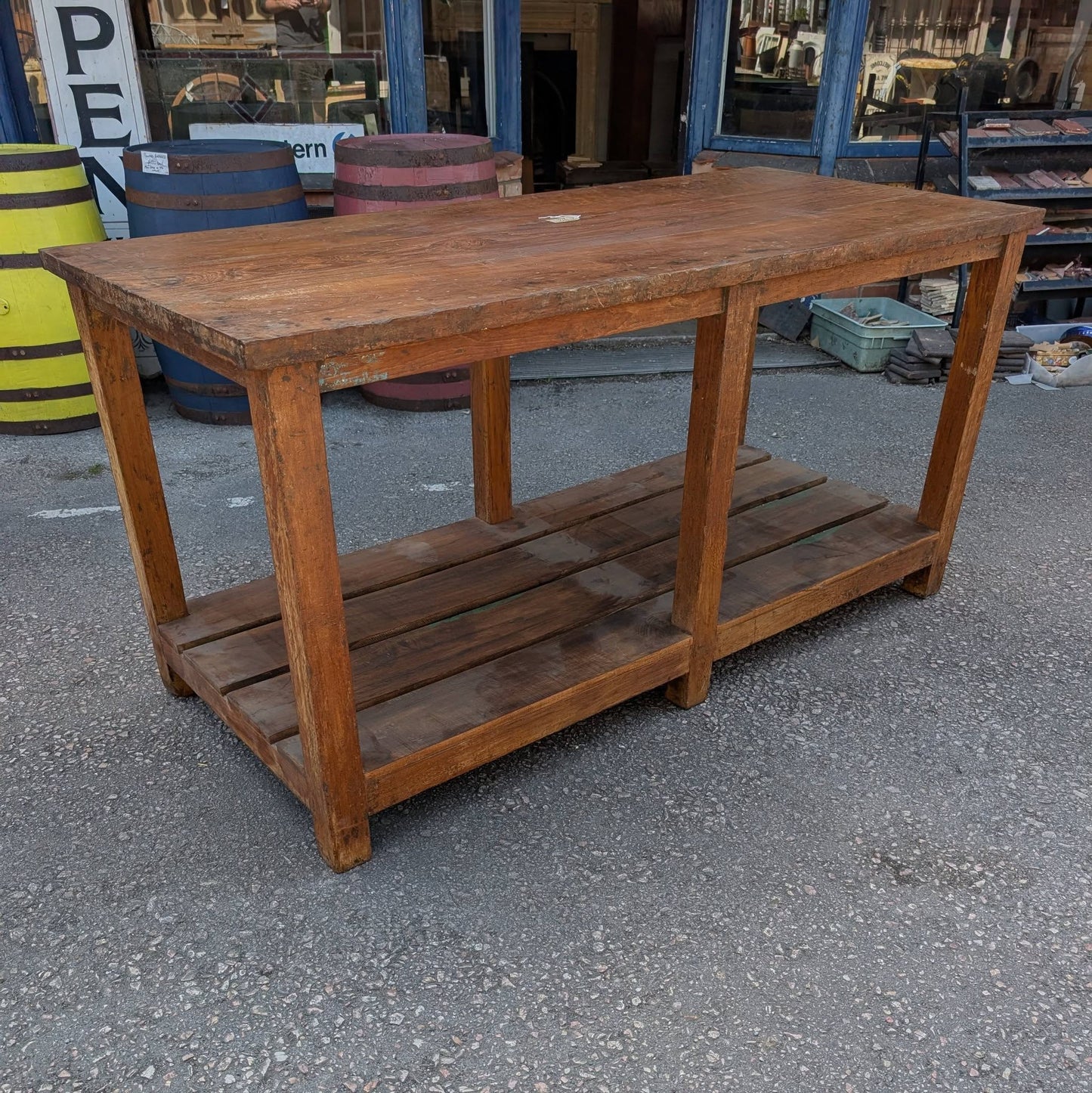Large Simple Kitchen Island