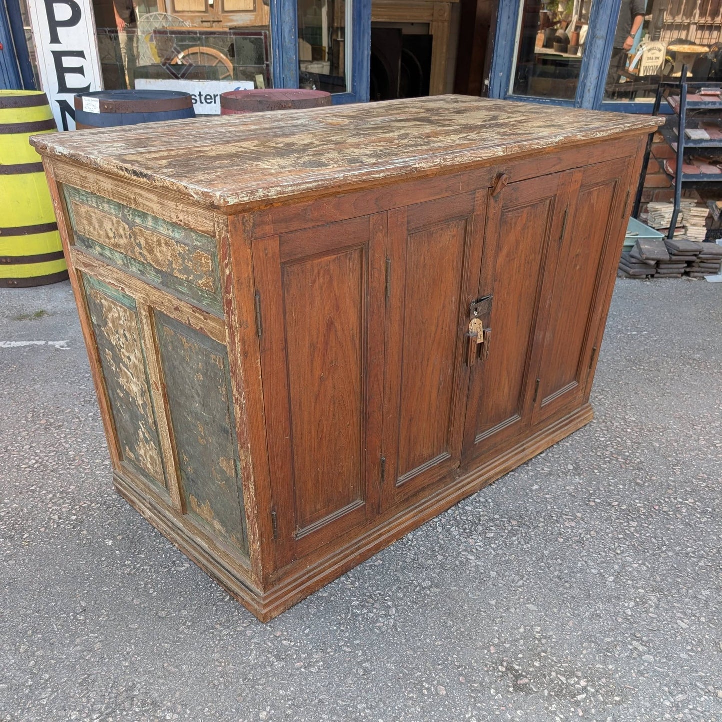 Deep Indian Bi-fold Cupboard