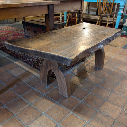 Chunky Rustic Oak Coffee Table