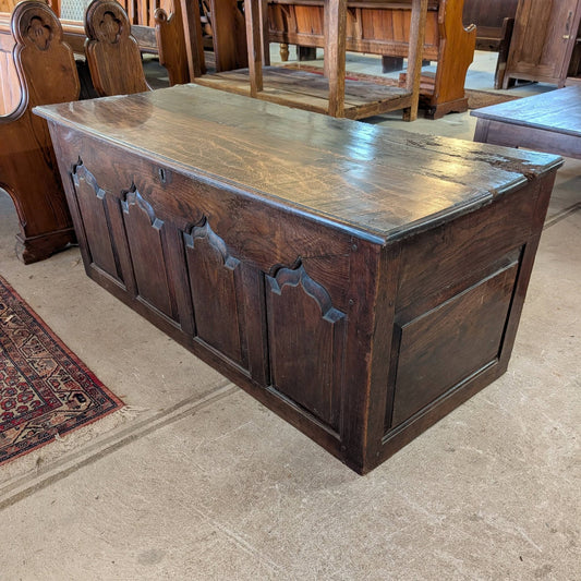 Early 19th Century Oak Coffer