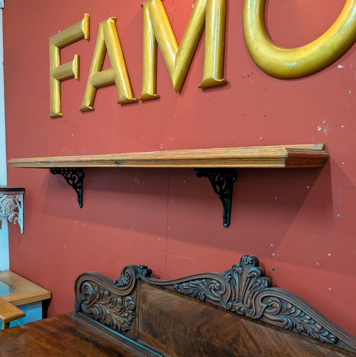 Long Rustic Shelf