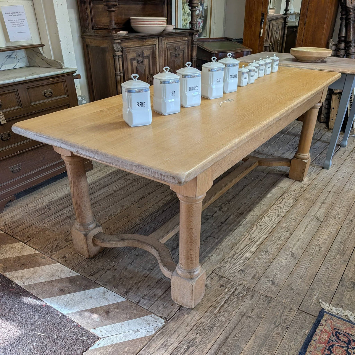 Chunky Blonde Oak Table