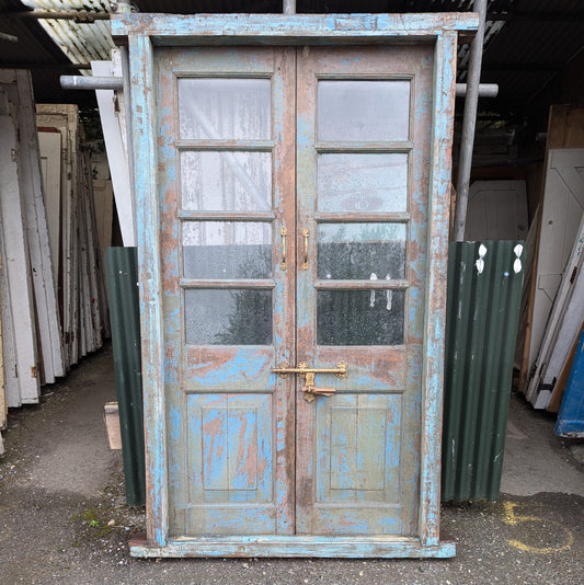 Large Glazed Indian Doors